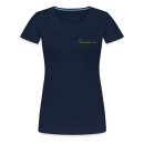 Frauen Premium T-Shirt Brustlogo Gardinenhaus24 Frauen Premium T-Shirt - Navy (S)